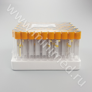 Пробирки вакуумные МиниМед  для сбора проб мочи по ТУ 32.50.50-037-29508133-2022,  8 мл, 16×100мм, без добавок, желтый, ПЭТФ, уп.100 шт., СПЕЦЗАКАЗ