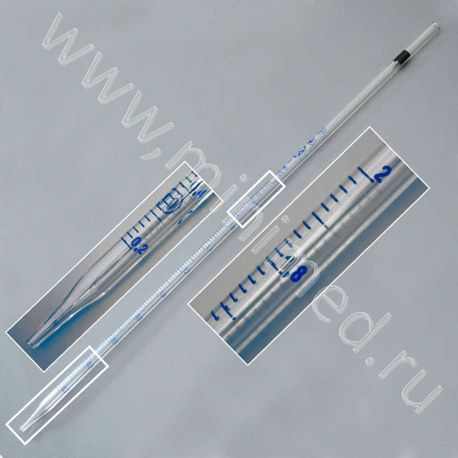 Пипетка градуированная 2-1-2-2 ТУ 9464-013-52876351-2014, ГОСТ 29228-91, МиниМедПром, уп.10 шт / кор.80шт Пипетка градуированная 2-1-2-2 ТУ 9464-013-52876351-2014, ГОСТ 29228-91, МиниМедПром, уп.10 шт / кор.80шт