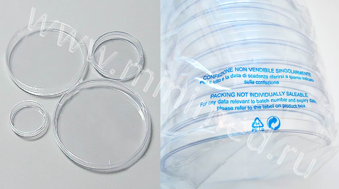 Чашка по типу чашек Петри односекционная, Ø 150 мм, п/с, стерильная, уп.20/220 шт, Aptaca Чашка по типу чашек Петри односекционная, Ø 150 мм, п/с, стерильная, уп.20/220 шт, Aptaca