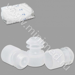 Изделие д/укупорки и герметизации: пробка для проб. диам.13 мм, нейтральные, п/эт,уп.1000 шт., Aptaca