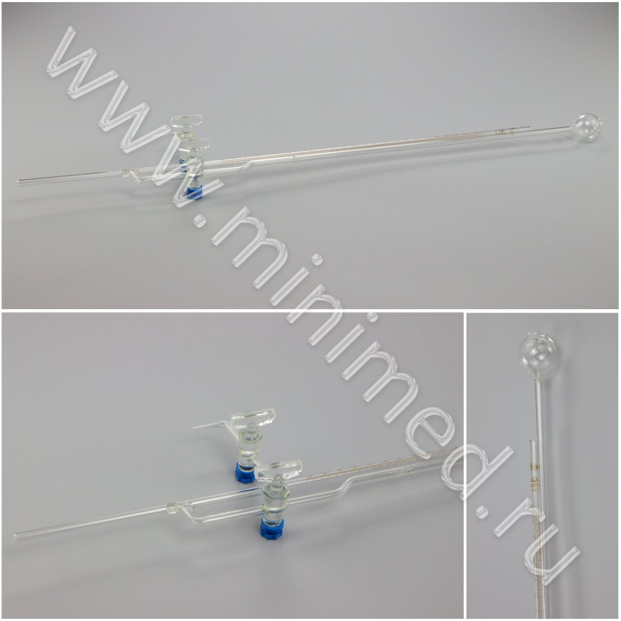 Бюретка 1-2-2-5-0,02 (микробюретка), кран с резьбовым  уплотнением, ТУ 9464-022-52876351-2016, ГОСТ 29251-91, МиниМедПром, уп.1шт Бюретка 1-2-2-5-0,02 (микробюретка), кран с резьбовым  уплотнением, ТУ 9464-022-52876351-2016, ГОСТ 29251-91, МиниМедПром, уп.1шт