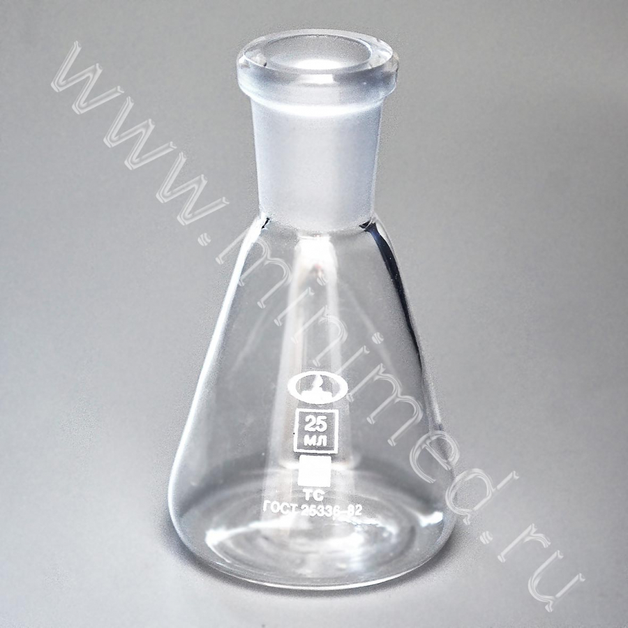 Колба Кн-1-25-14/23 ТУ 9464-019-29508133-2015, б/дел.,ТС, МиниМед, уп.24 /576 шт,  Колба Кн-1-25-14/23 ТУ 9464-019-29508133-2015, б/дел.,ТС, МиниМед, уп.24 /576 шт,