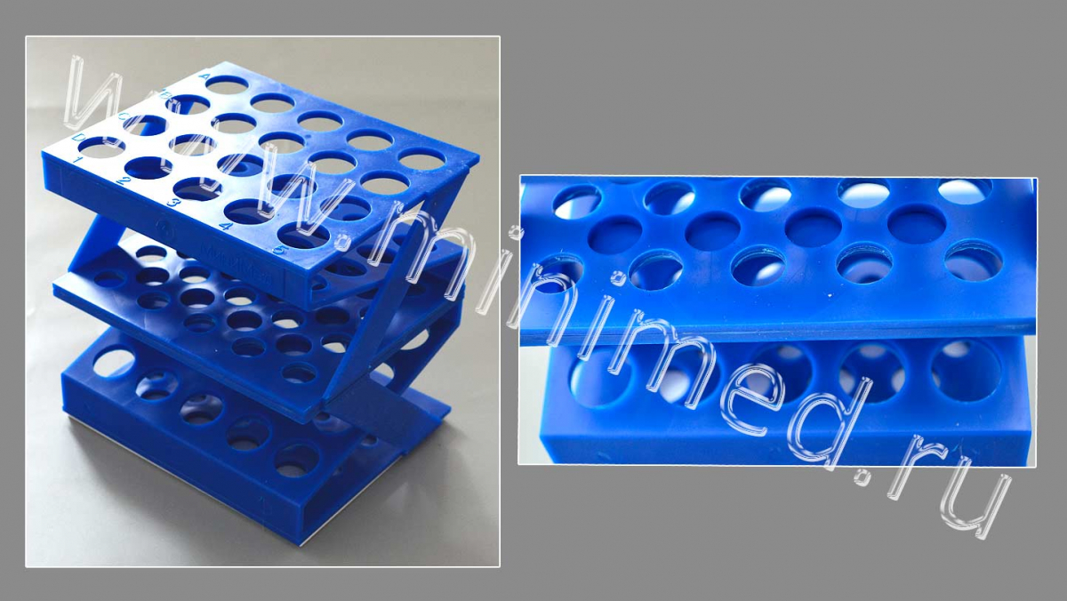 Штатив медицинский полимерный по ТУ 9464-017-29508133-2014, для пробирок и пипеток ШПМ-20, п/с, МиниМед, шт Штатив медицинский полимерный по ТУ 9464-017-29508133-2014, для пробирок и пипеток ШПМ-20, п/с, МиниМед, шт