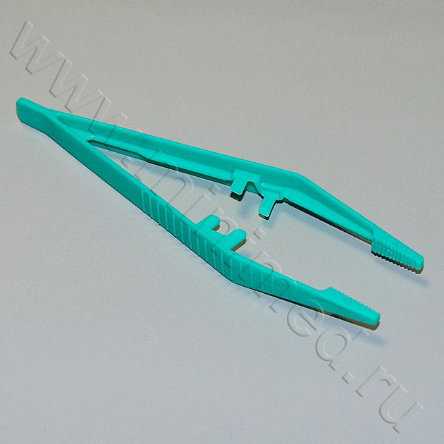 Пинцет дл.12,5 см, п/с, нестерильный, уп.10 шт Пинцет дл.12,5 см, п/с, нестерильный, уп.10 шт