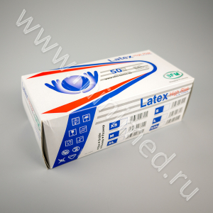 Перчатки смотровые одноразовые нестерильные латексные SFM®: неопудренные, текстурированные,особо прочные, М, ULTRA, Германия, уп.25 пар/кор.10уп