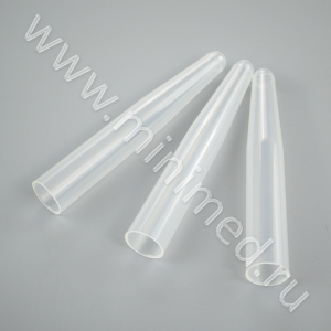 Пробирка лабораторная 10 мл, коническая, 16х100 мм, ПП, без ободка, уп.2000 шт, Aptaca