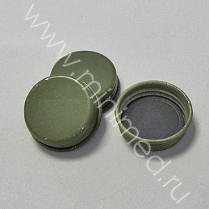 Крышка металлическая 39 мм с резиновой прокладкой  уп.126 шт